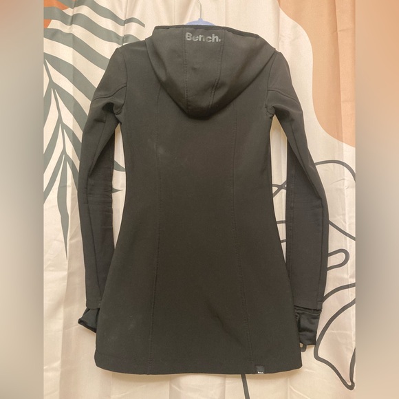 Bench Women's Black Longline Jacket - Picture 7 of 8